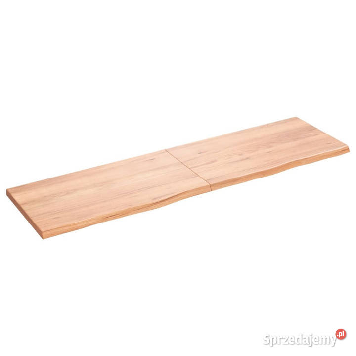 Półka brązowa 180x50x24 lakierowane lite drewno Warszawa