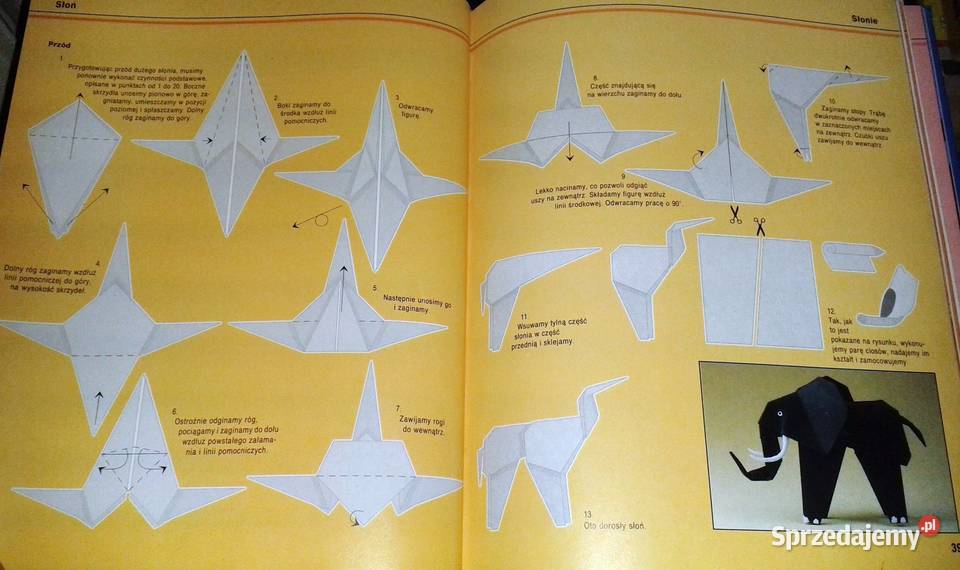 Origami Papierowe zoo Hector Rojas F Rok wydania 1996