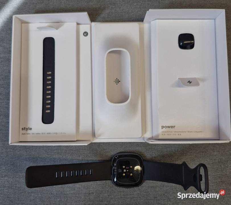 Smartwatch Fitbit by Google Versa 4 czarny Rzeszów