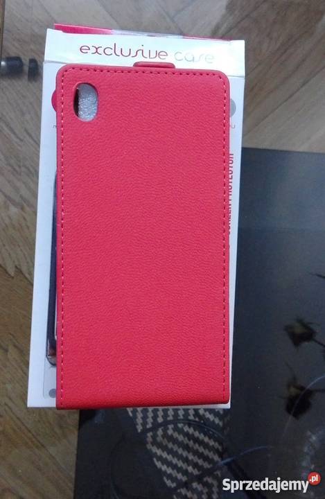 ZAMYKANE SKÓRZANE ETUI SONY XPERIA ZULTRA RED Elektronika Łódź