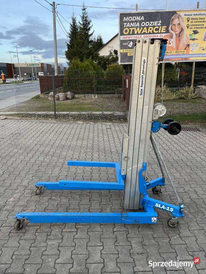 Podnośnik montażowy towarowy GENIE SLA15 Sumner Nowy Sącz
