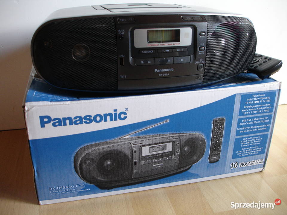 Radiomagnetofon PANASONIC RXD55A PILOT lubuskie Zielona Góra