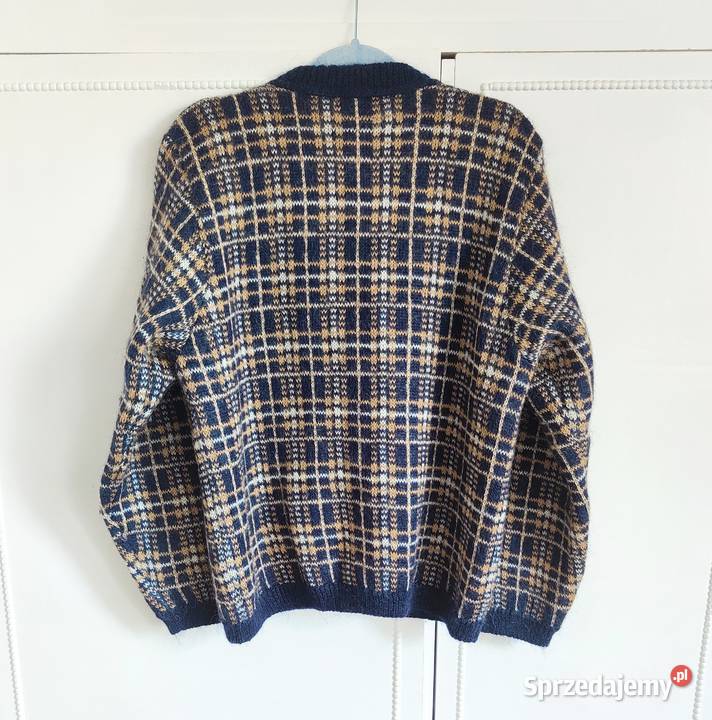 Sweter kardigan vintage M 38 Edinburgh moher Szczecin