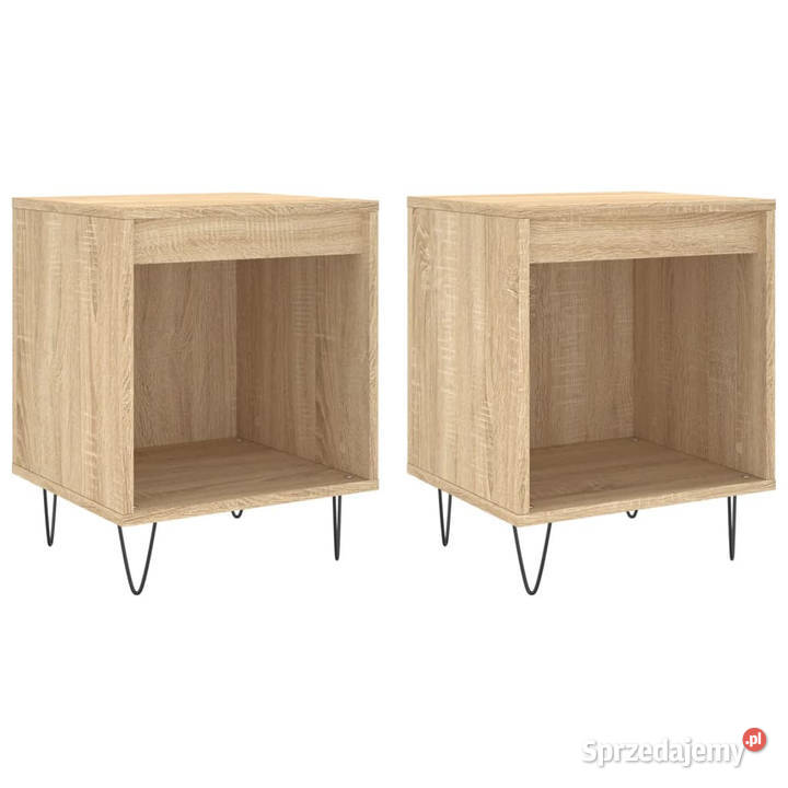 Szafki nocne 2 dąb sonoma 40x35x50 WM830723