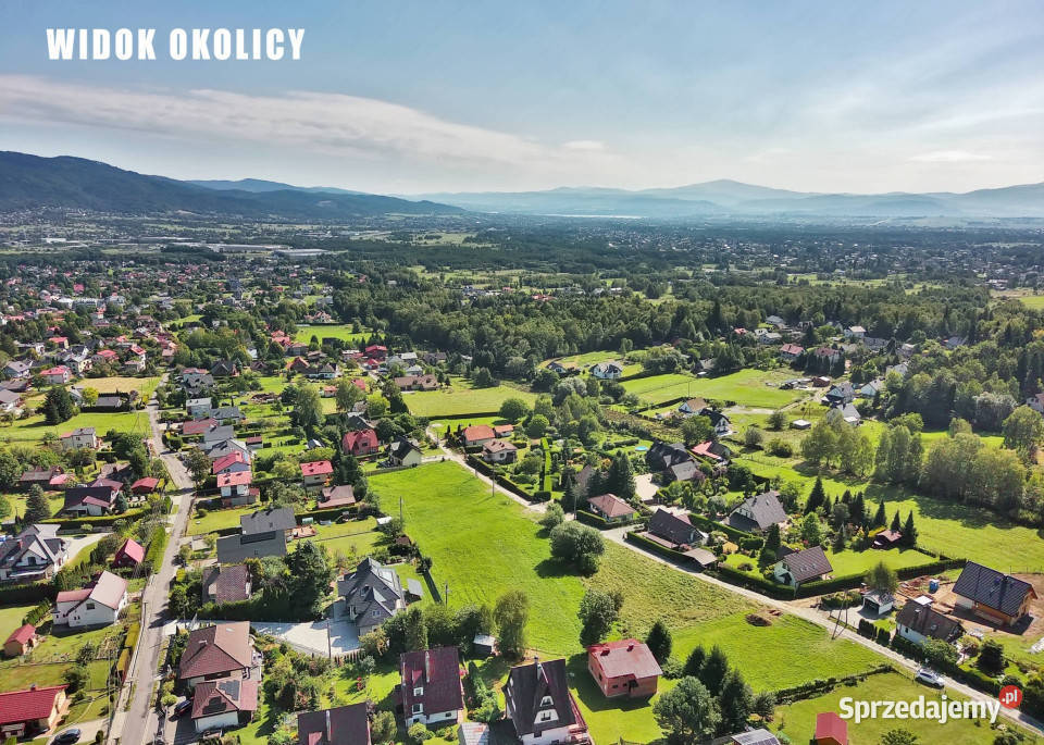 Działka budowlana w Mesznej z widokiem na góry 325zł/m2 Meszna