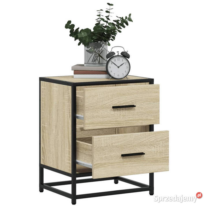 Szafka nocna dąb sonoma 40x31x50 materiał