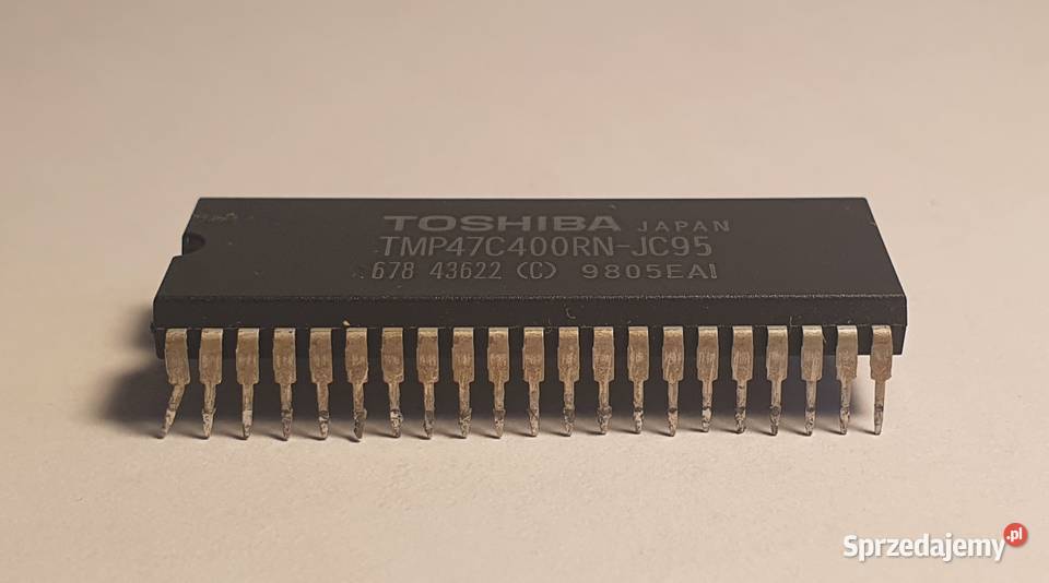 Mikrokontroler TMP47C400RNJC95 4Bit CMOS SDIP42 Części i akcesoria Łódź