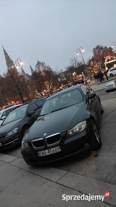 Samochód Czarne BMW E90 318i 20 benzyna 6biegowy Rok produkcji 2008 Nowy Targ sprzedam