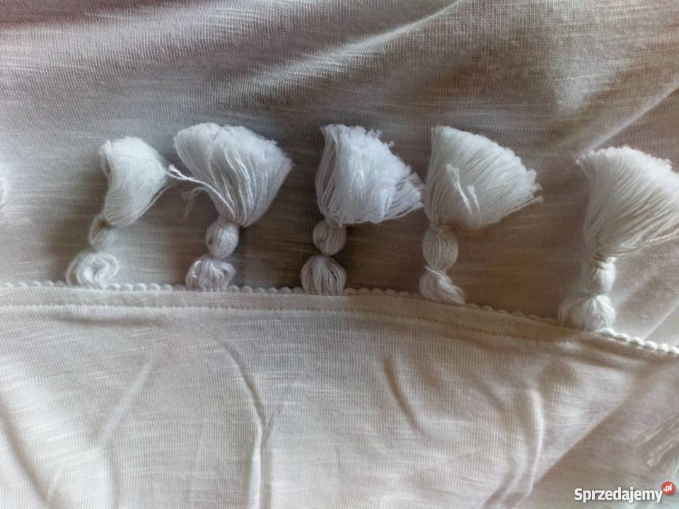 Nowa bez ramion bluzka 46 frędzle biel Kraków