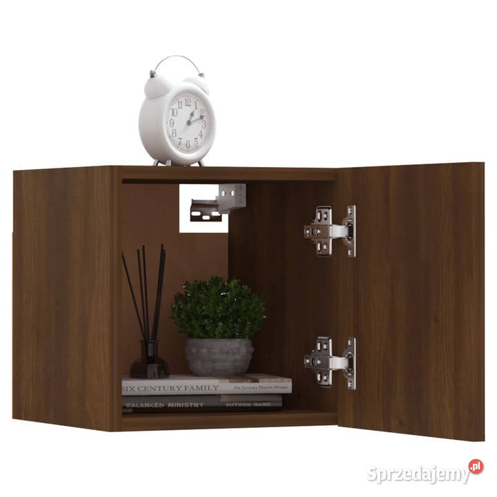 Wiszące szafki TV 2 brązowy dąb 305x30x30 Warszawa