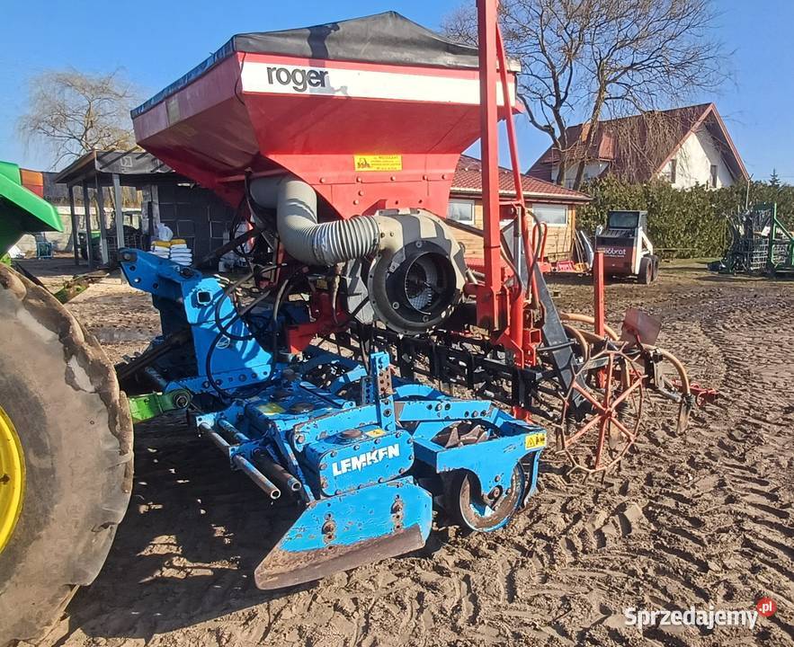 Zestaw uprawowo siewny 3m Roger Lemken unia Ryki