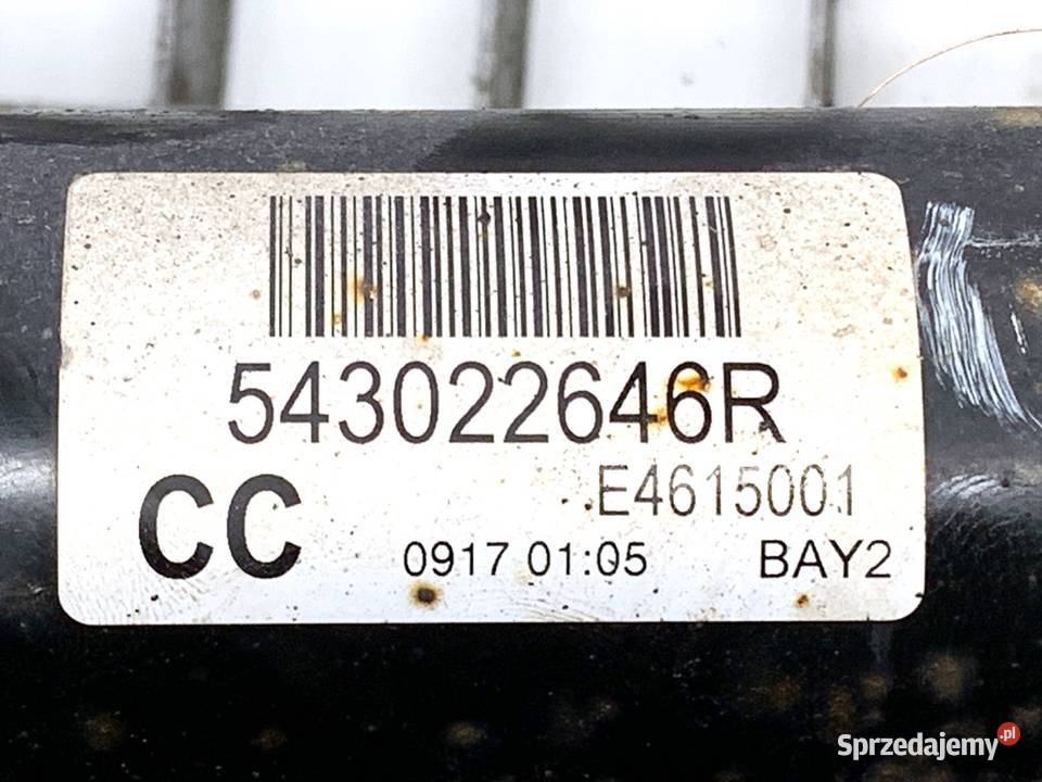 AMORTYZATOR PRAWY PRZÓD ZE SPRĘŻYNĄ RENAULT