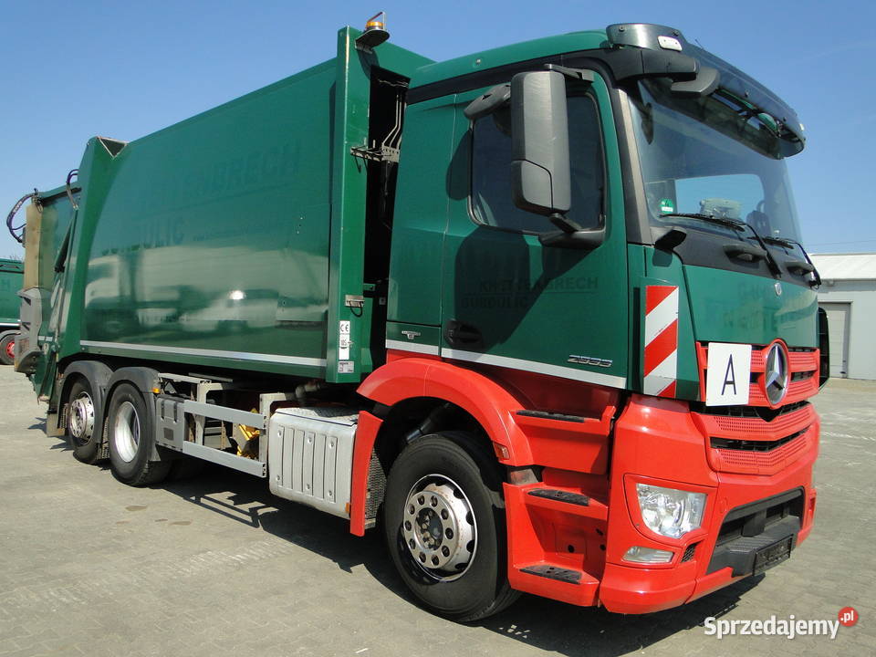 Śmieciarka MercedesBenz 2533 Euro 6 Antos 330KM Stasi Las
