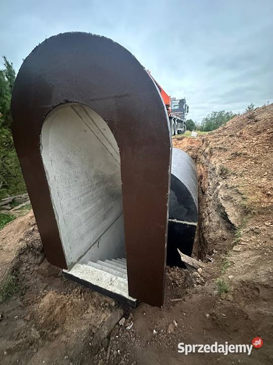 Piwnice ogrodowe betonowe Ziemianka Architektura ogrodowa podlaskie Augustów sprzedam