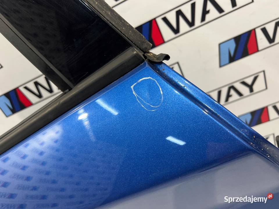 BMW F20 DRZWI PRAWY TYŁ TYLNE B45 ESTORIL BLAU