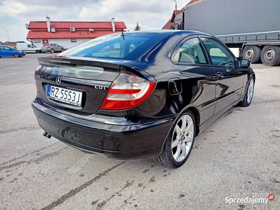 Mercedes Benz C 200 Coupe 21 CDI W203 Stan BD klimatyzacja Proszowice