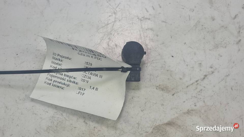 CZUJNIK PDC SKODA OCTAVIA III Lipno