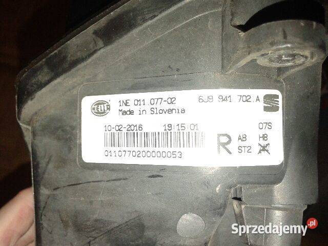 halogen prawy z ramką SEAT IBIZA IV LIFT 1217
