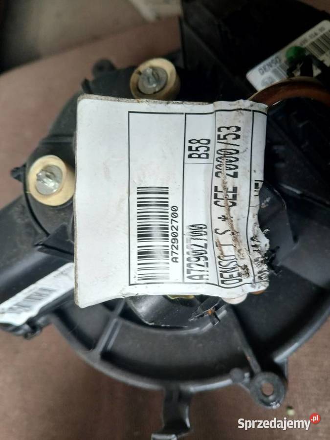 Wentylator nawiewu Dmuchawa Citroen Pegout osobowe Dmuchawy Babica