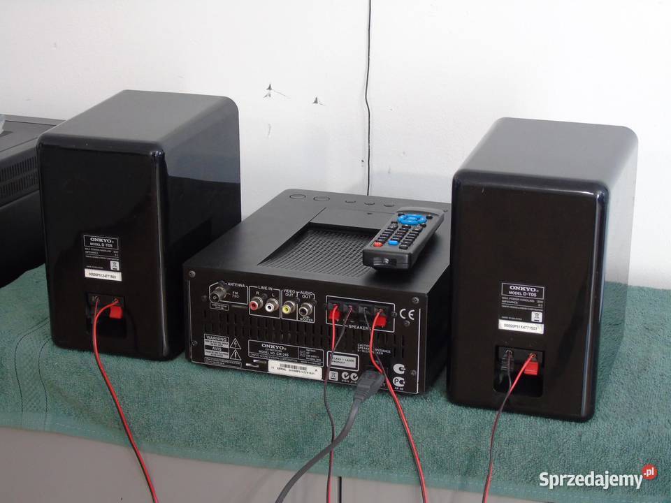 Wieża Onkyo pilot USB mp3 CD RDS AUX kol DOSTAWA podkarpackie Jasło