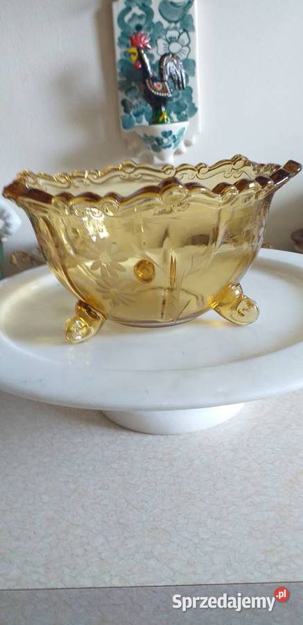 Żardiniera Bombonierka MisaPatera Antyk Szkło Warszawa