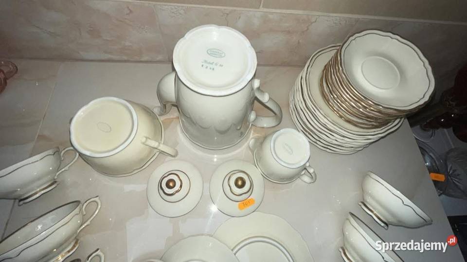 Serwis na 9 osób Hackefors Szwecja Ręcznie Gdańsk