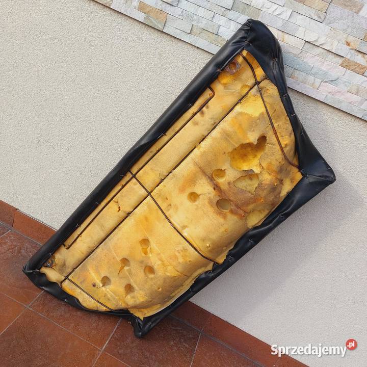 Kanapa tylna FIAT 126P czarny skaj