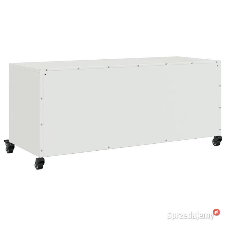 Szafka RTV biała 1005x39x435 stal WM846649 mazowieckie Warszawa sprzedam