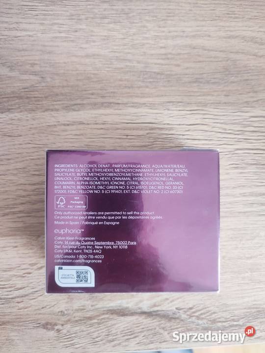 Ck euphoria 30 ml Calvin Klein dolnośląskie Legnica