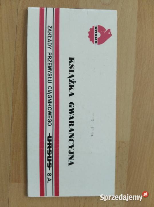 Ursus książka gwarancyjna oryginalna Książki i Podręczniki Lublin