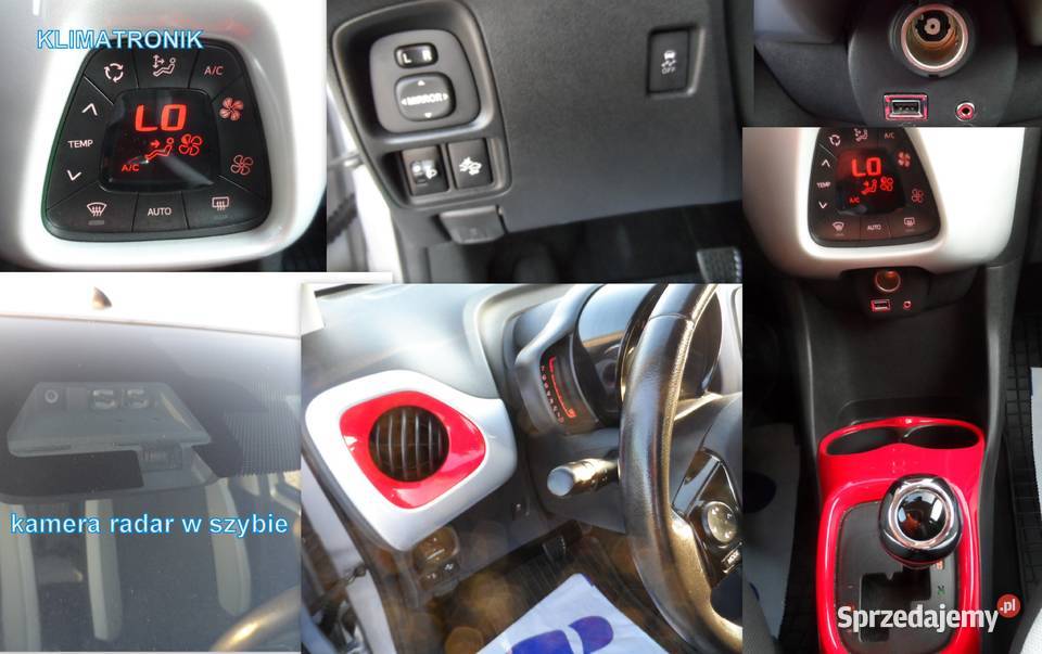 TOYOTA AYGO AutomatKamera40 PrzebiegPiekny kamera cofania Bochnia