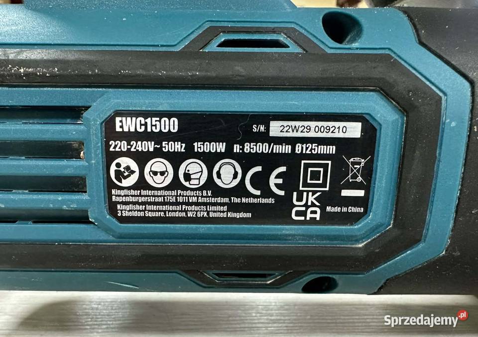 Bruzdownica Erbauer EWC1500 Walizka