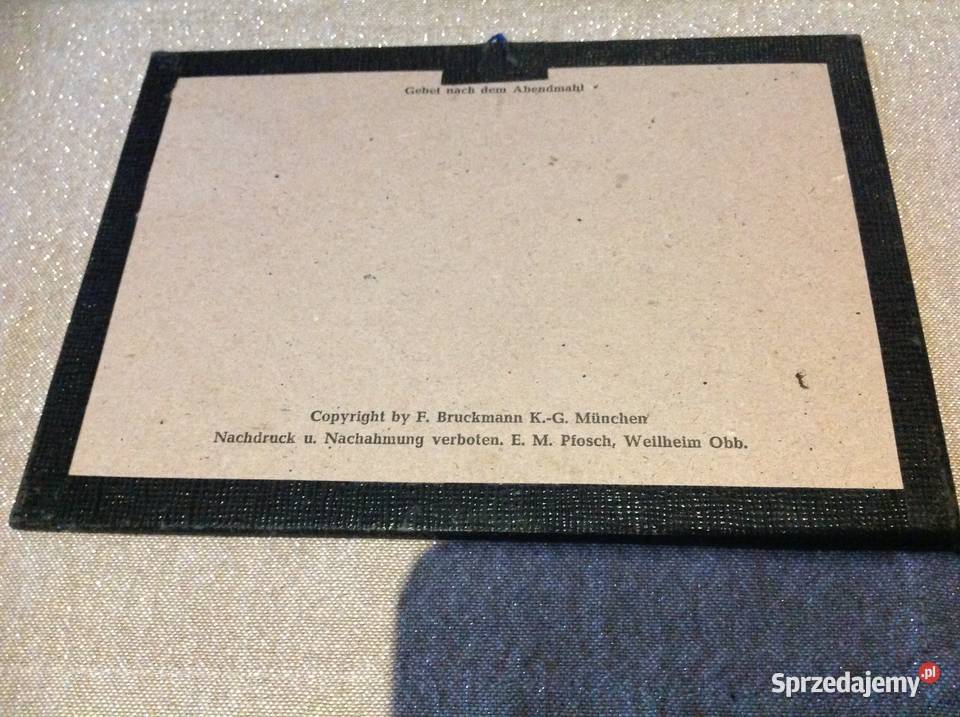 Obrazek Religijny Fotografia F BRUCKMANN STARY