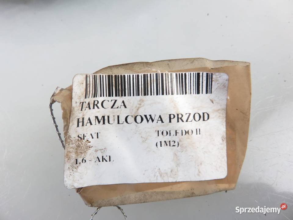 2X TARCZA HAMULCOWA PRZÓD SEAT TOLEDO II 16 osobowe małopolskie