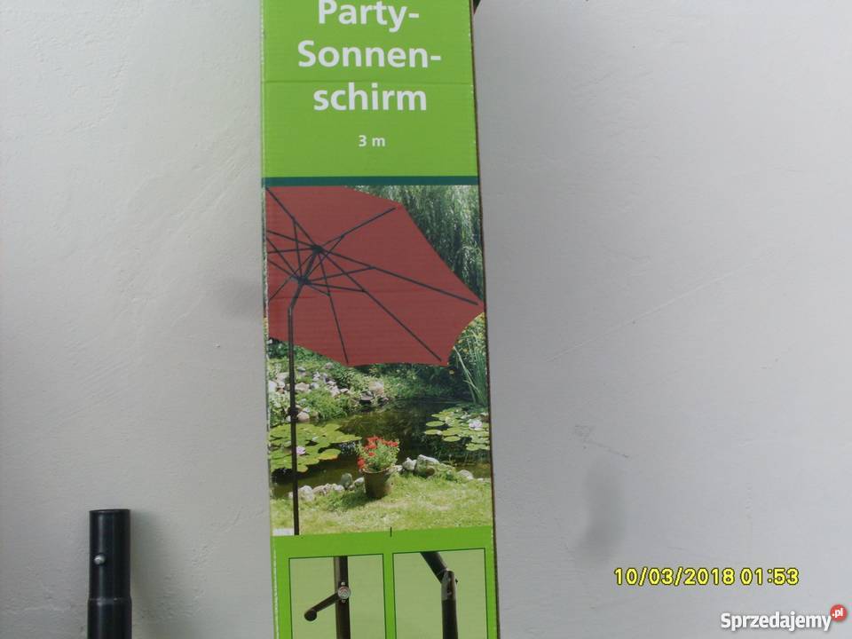 Parasol ogrodowy na korbke Pozostałe Dzierżoniów sprzedam