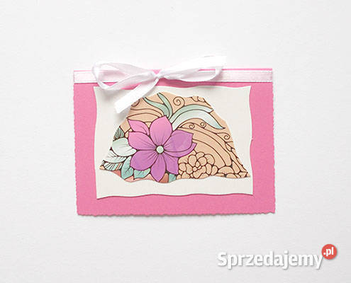 pastelowa kartka bez życzeń boho kartka na różne Białystok