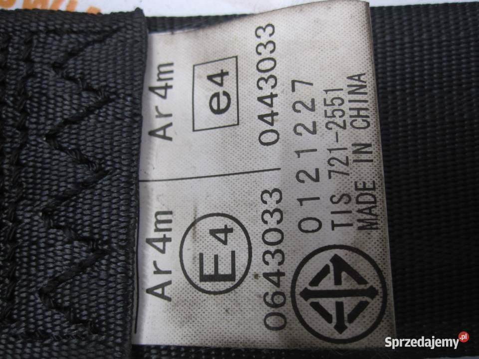 MAZDA 3 III 14r pas bezpieczeństwa tył T89506T Kielce