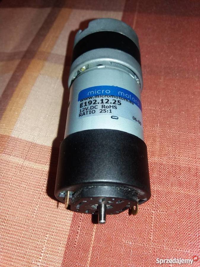 E1921225 Silnik DC z przekładnią 251 12 VDC śląskie Rybnik