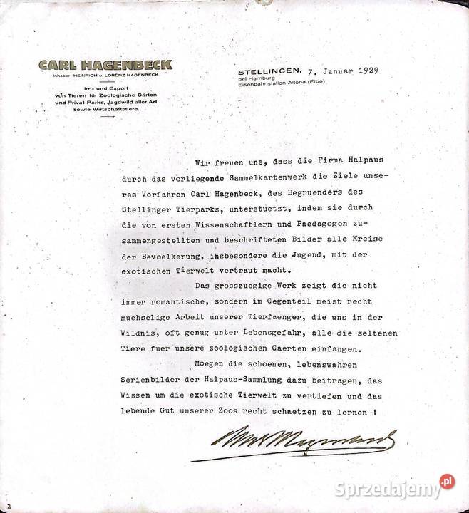 Allbum kolekcjonerski z 1929 r Mit Carl Konin