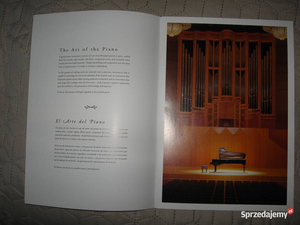 Kawai 2016 Products Catalogue katalog pianin Kępice sprzedam
