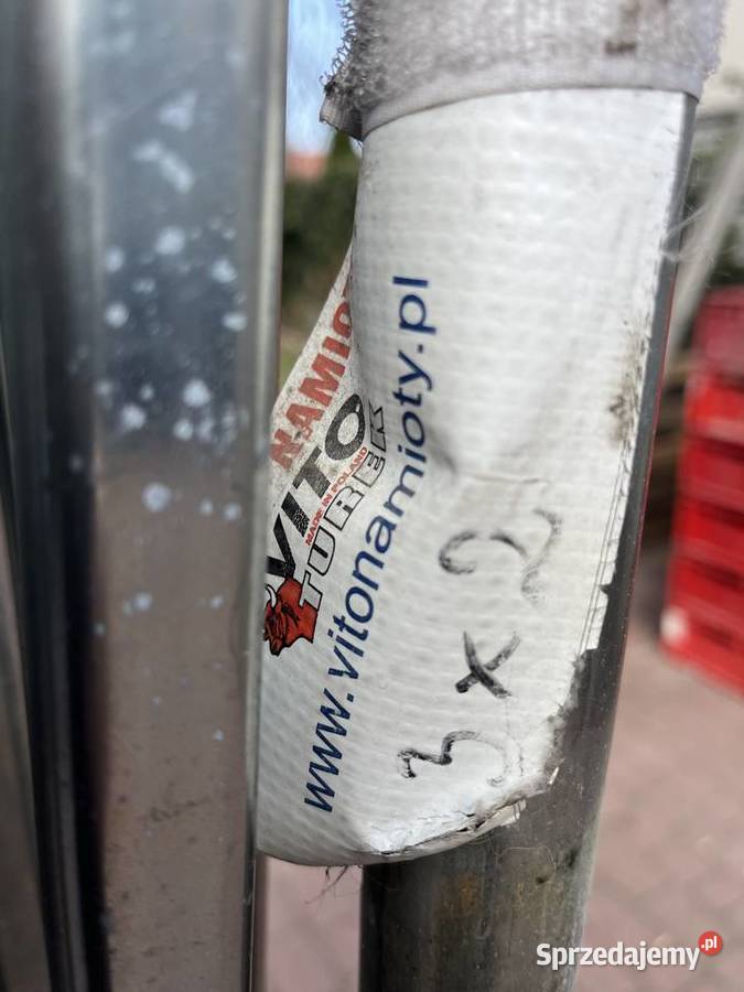 Konstrukcja namiotu 23m szkielet metalowy mazowieckie Ożarów Mazowiecki