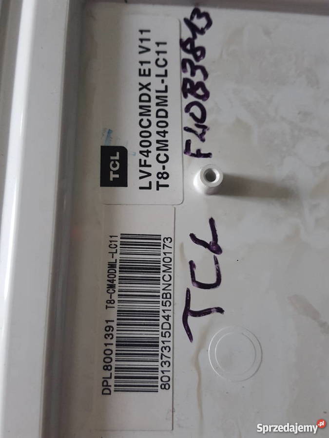 TCL 40B3813 zbita matryca Sosnowiec