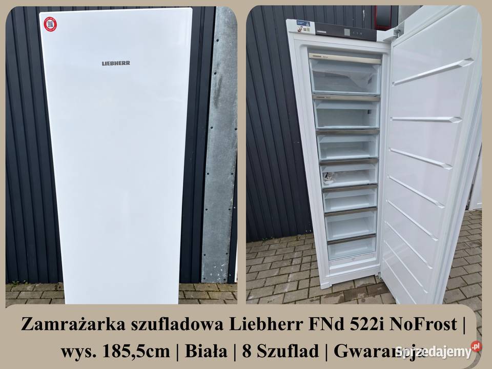 Zamrażarka szufladowa Liebherr FNd 522i NoFrost wolnostojące Lodówki i zamrażarki
