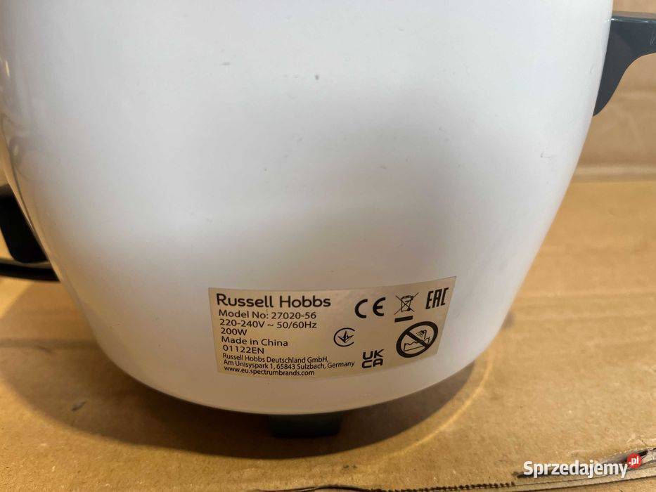 Ryżowar Russell Hobbs 200 W 400 ml biały Tuliszków