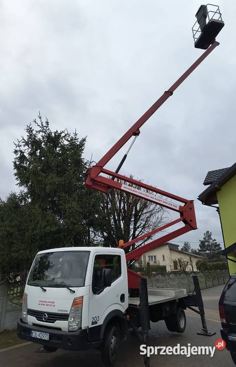 Wypożyczalnia wynajem na doby zwyżka podnośnik Olkusz