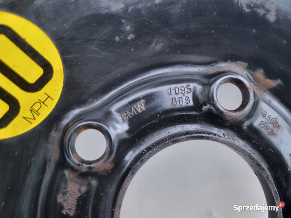 KOŁO ZAPASOWE DOJAZDOWE BMW E46 12590 R15 5x120 Chełm sprzedam