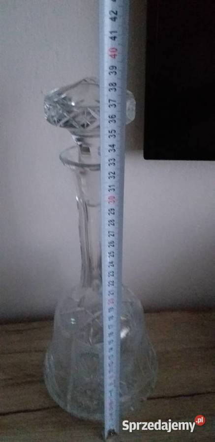 Kryształowa karafka prl sprzedam