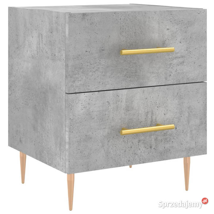 Szafka nocna szarość betonu 40x35x475 WM827284 Warszawa sprzedam