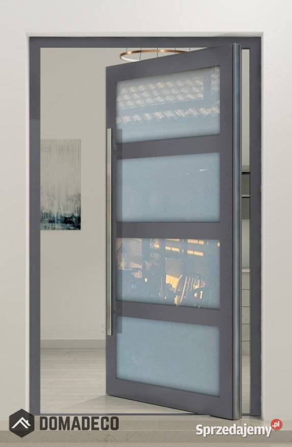 PIVOT C9 przeszklone aluminiowe drzwi obrotowe mazowieckie Warszawa sprzedam