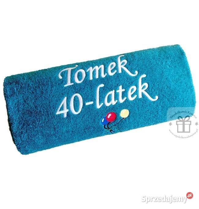 Prezent na czterdzieste 40 URODZINY ręcznik z Toruń